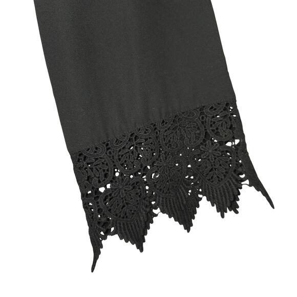 Decree Women XL Romper Shorts Black Pockets Flowy Casual Goth Witchy Whimsigoth - Picture 4 of 16